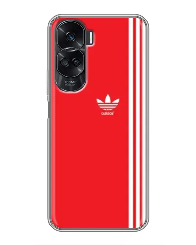 Чехол для Huawei Honor 90 Lite с картинкой «Красный минимализм Adidas» Чехол для Huawei Honor 90 Lite с картинкой «Красный минимализм Adidas»