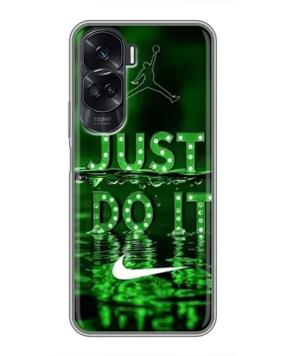 Чехол для Huawei Honor 90 Lite с картинкой «Зеленый неоновый Nike»