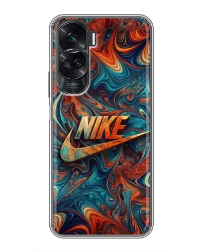 Чехол для Huawei Honor 90 Lite с картинкой «Nike в абстракции»