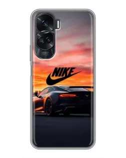 Чехол для Huawei Honor 90 Lite с картинкой «Nike и суперкар»