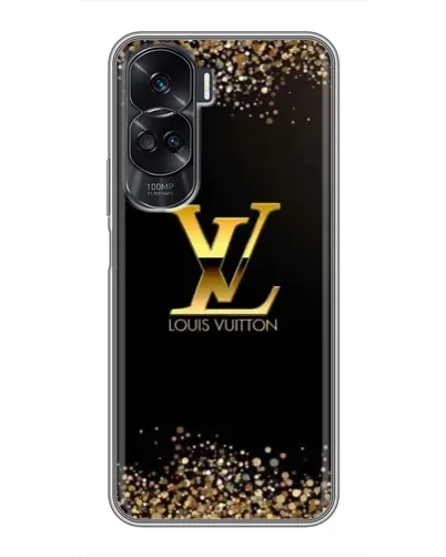 Чохол для Huawei Honor 90 Lite з картинкою «LV — золоті іскри»