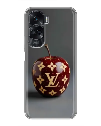 Чохол для Huawei Honor 90 Lite з картинкою «Червоне яблуко LV»