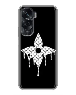 Чохол для Huawei Honor 90 Lite з картинкою «Квіткова монограма»