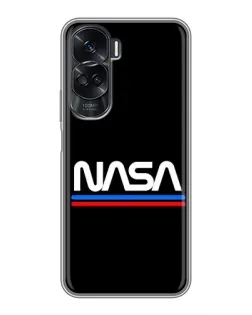 Чохол для Huawei Honor 90 Lite з картинкою «NASA — класика Red Blue» Чохол для Huawei Honor 90 Lite з картинкою «NASA — класика Red Blue»