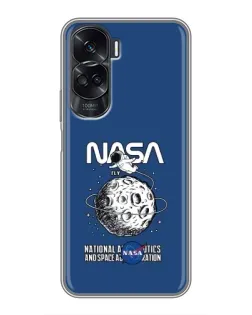 Чохол для Huawei Honor 90 Lite з картинкою «NASA — місячна місія» Чохол для Huawei Honor 90 Lite з картинкою «NASA — місячна місія»