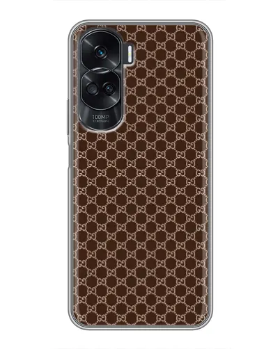 Чехол для Huawei Honor 90 Lite с картинкой «Gucci — шоколадная сетка» Чехол для Huawei Honor 90 Lite с картинкой «Gucci — шоколадная сетка»