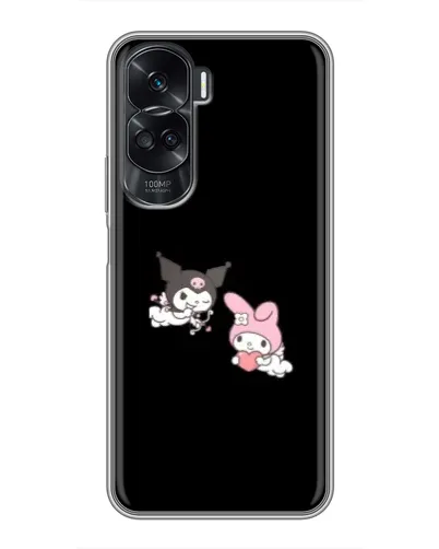 Чехол для Huawei Honor 90 Lite с картинкой «My Melody и Kuromi» Чехол для Huawei Honor 90 Lite с картинкой «My Melody и Kuromi»
