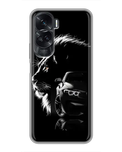 Чохол для Huawei Honor 90 Lite з картинкою «BMW та лев» Чохол для Huawei Honor 90 Lite з картинкою «BMW та лев»