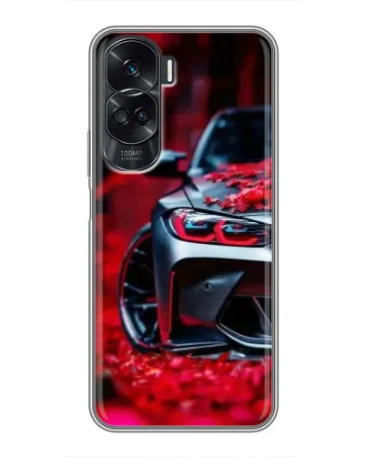 Чохол для Huawei Honor 90 Lite з картинкою «Спортивна BMW та квіти» Чохол для Huawei Honor 90 Lite з картинкою «Спортивна BMW та квіти»