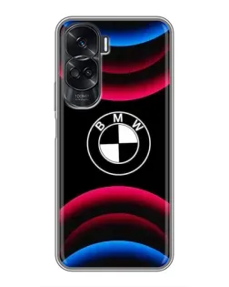 Чохол для Huawei Honor 90 Lite з картинкою «Логотип BMW та неонові дуги» Чохол для Huawei Honor 90 Lite з картинкою «Логотип BMW та неонові дуги»