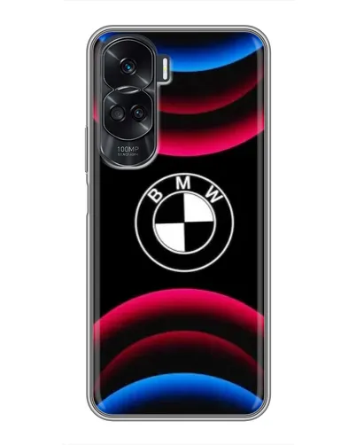Чохол для Huawei Honor 90 Lite з картинкою «Логотип BMW та неонові дуги» Чохол для Huawei Honor 90 Lite з картинкою «Логотип BMW та неонові дуги»
