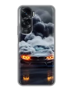 Чохол для Huawei Honor 90 Lite з картинкою «BMW у диму» Чохол для Huawei Honor 90 Lite з картинкою «BMW у диму»