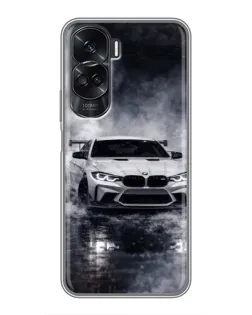 Чохол для Huawei Honor 90 Lite з картинкою «BMW крізь туман» Чохол для Huawei Honor 90 Lite з картинкою «BMW крізь туман»