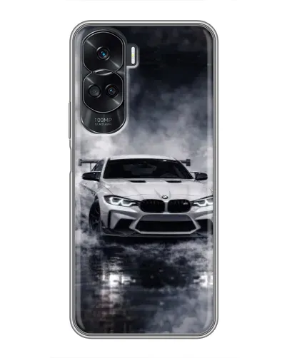 Чохол для Huawei Honor 90 Lite з картинкою «BMW крізь туман» Чохол для Huawei Honor 90 Lite з картинкою «BMW крізь туман»