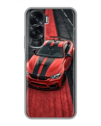 Чохол для Huawei Honor 90 Lite з картинкою «BMW на червоній доріжці» Чохол для Huawei Honor 90 Lite з картинкою «BMW на червоній доріжці»