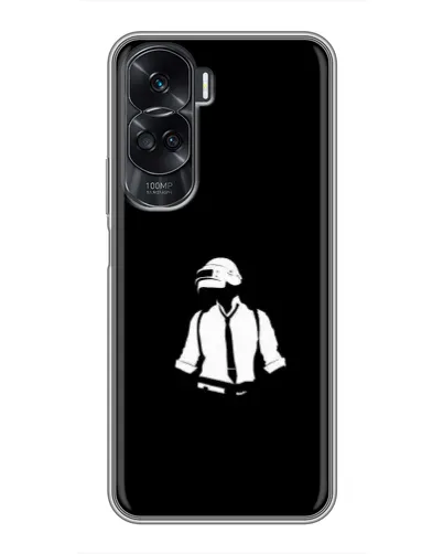 Чехол для Huawei Honor 90 Lite с картинкой «PUBG — белый шлем»
