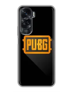 Чехол для Huawei Honor 90 Lite с картинкой «PUBG — рамка лого»