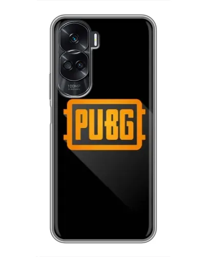 Чехол для Huawei Honor 90 Lite с картинкой «PUBG — рамка лого»