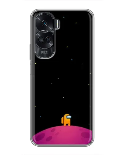 Чехол для Huawei Honor 90 Lite с картинкой «Одинокий герой на планете»