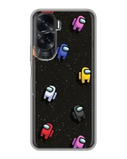 Чехол для Huawei Honor 90 Lite с картинкой «Космический паттерн Among Us» Чехол для Huawei Honor 90 Lite с картинкой «Космический паттерн Among Us»