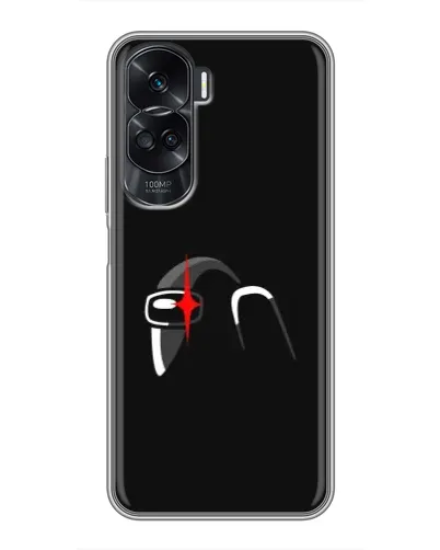 Чехол для Huawei Honor 90 Lite с картинкой «Among Us шлем»