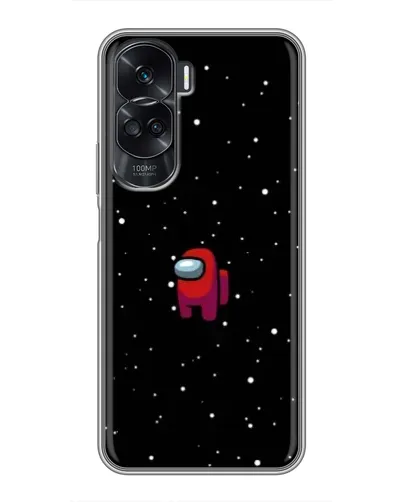 Чехол для Huawei Honor 90 Lite с картинкой «Красный Among Us»