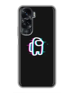 Чехол для Huawei Honor 90 Lite с картинкой «Among Us неон» Чехол для Huawei Honor 90 Lite с картинкой «Among Us неон»