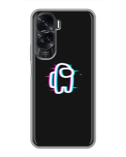 Чехол для Huawei Honor 90 Lite с картинкой «Among Us неон»