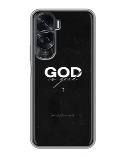 Чехол для Huawei Honor 90 Lite с картинкой «GOD — Бог над всем»