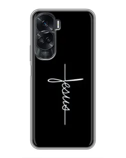 Чехол для Huawei Honor 90 Lite с картинкой «Тонкая линия веры»