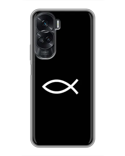 Чехол для Huawei Honor 90 Lite с картинкой «Символ рыбы Jesus» Чехол для Huawei Honor 90 Lite с картинкой «Символ рыбы Jesus»
