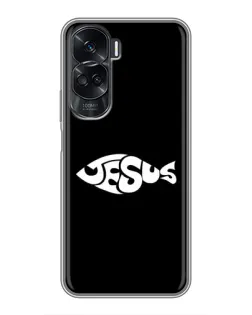 Чехол для Huawei Honor 90 Lite с картинкой «Рыба Jesus» Чехол для Huawei Honor 90 Lite с картинкой «Рыба Jesus»