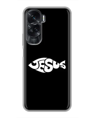 Чехол для Huawei Honor 90 Lite с картинкой «Рыба Jesus» Чехол для Huawei Honor 90 Lite с картинкой «Рыба Jesus»