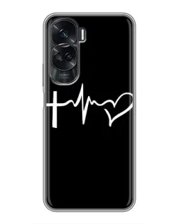 Чехол для Huawei Honor 90 Lite с картинкой «Пульс веры» Чехол для Huawei Honor 90 Lite с картинкой «Пульс веры»