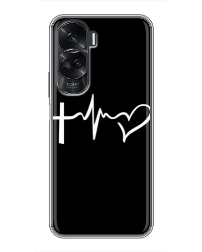 Чехол для Huawei Honor 90 Lite с картинкой «Пульс веры» Чехол для Huawei Honor 90 Lite с картинкой «Пульс веры»