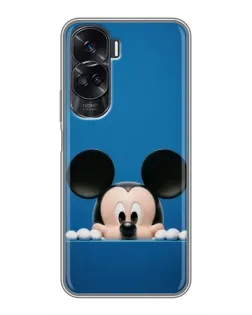 Чехол для Huawei Honor 90 Lite с картинкой «Микки выглядывает»