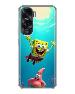 Чехол для Huawei Honor 90 Lite с картинкой «Спанч Боб под водой» Чехол для Huawei Honor 90 Lite с картинкой «Спанч Боб под водой»