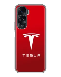 Чехол для Huawei Honor 90 Lite с картинкой «Tesla Red Classic»