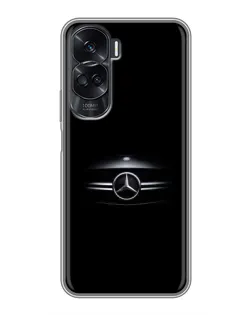Чехол для Huawei Honor 90 Lite с картинкой «Mercedes — абстрактные линии»