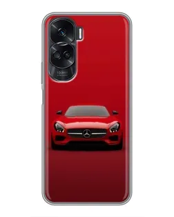 Чехол для Huawei Honor 90 Lite с картинкой «Красный Mercedes AMG»