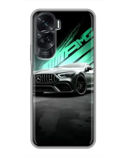 Чехол для Huawei Honor 90 Lite с картинкой «Темный Mercedes AMG»