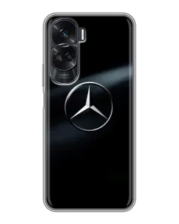 Чехол для Huawei Honor 90 Lite с картинкой «Mercedes на металле»