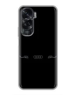 Чехол для Huawei Honor 90 Lite с картинкой «Audi — световой подпись»