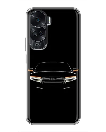Чехол для Huawei Honor 90 Lite с картинкой «Audi — ночной контур»