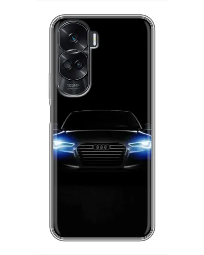 Чехол для Huawei Honor 90 Lite с картинкой «Audi в неоне»