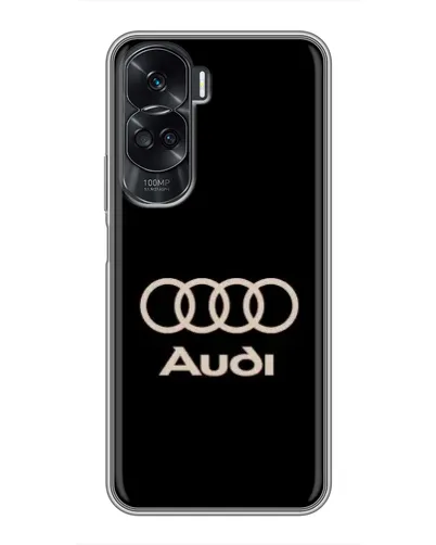 Чехол для Huawei Honor 90 Lite с картинкой «Audi — золотой логотип»