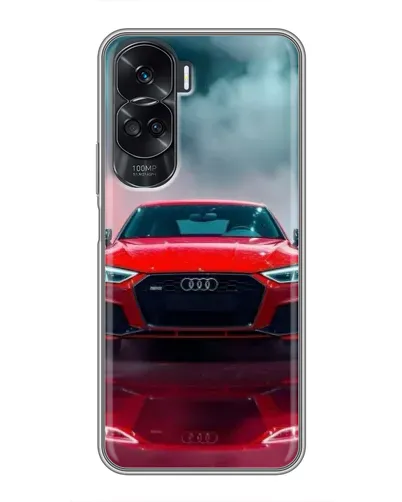 Чехол для Huawei Honor 90 Lite с картинкой «Audi RS — красный стиль»