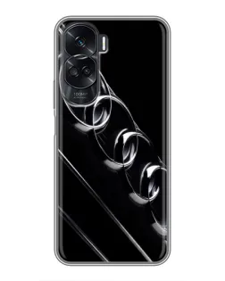 Чехол для Huawei Honor 90 Lite с картинкой «Audi — абстрактные кольца»