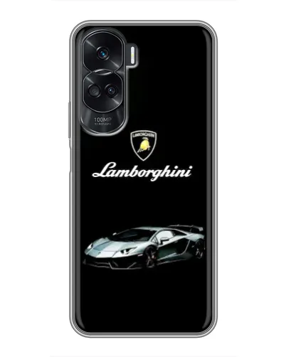Чехол для Huawei Honor 90 Lite с картинкой «Логотип Lamborghini классика»