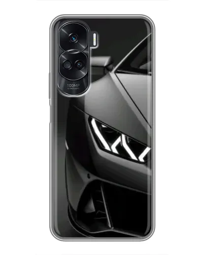Чехол для Huawei Honor 90 Lite с картинкой «Lamborghini фары детализация»